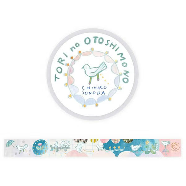 Washi Tape with Gold Details – TORI no OTOSHIMONO by CHIHIRO SONODA