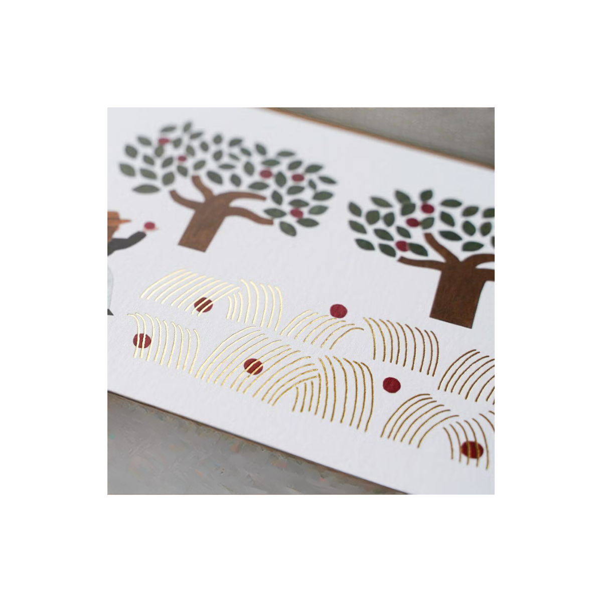 Postcard – Apple Orchard by Necktie