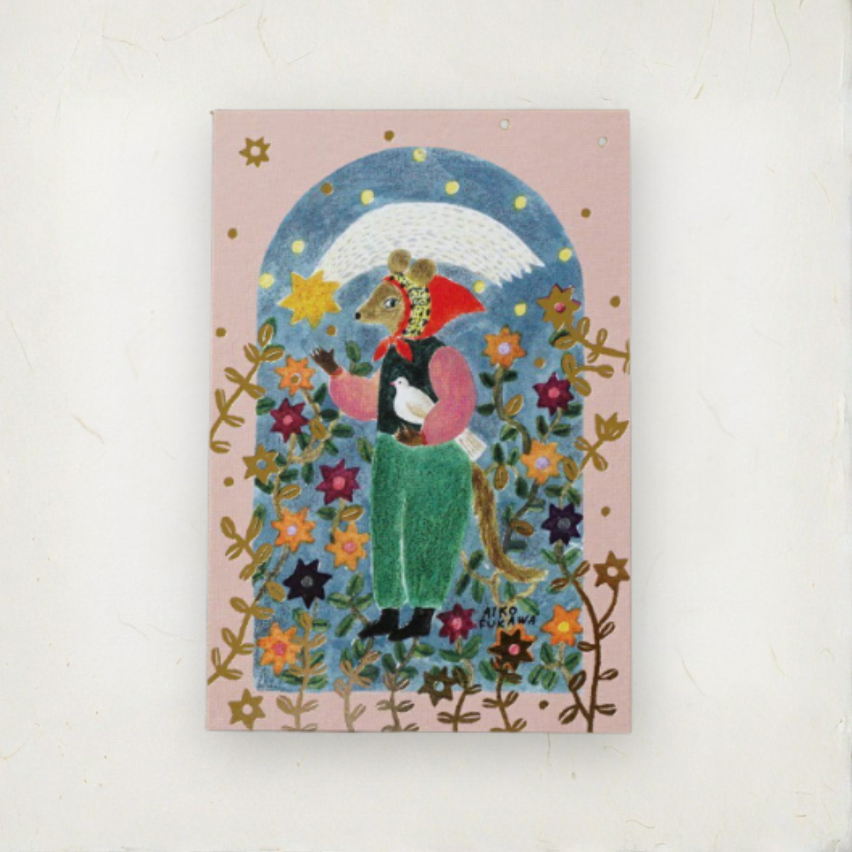 Postcard – amulet by Aiko Fukawa