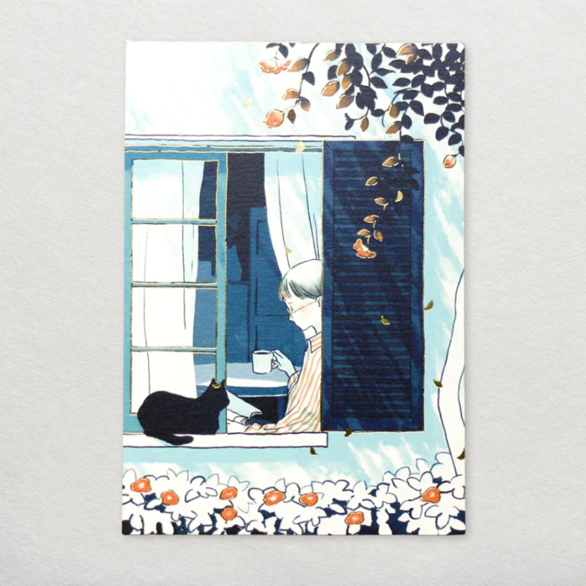 Postcard – Coffee by the Window by Sayuri Fujimaki