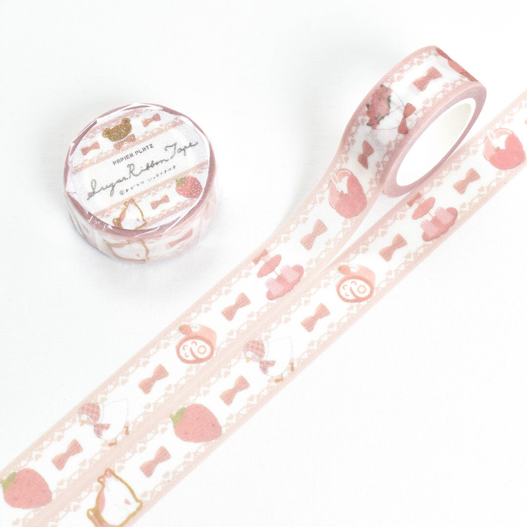 Decorative Tape – Sugar Ribbon Pink Favorite by Shoichiro Tobimatsu