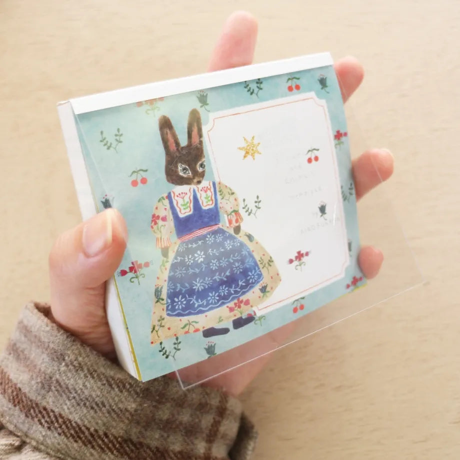 Block Memo – Flower and Animals by Aiko Fukawa