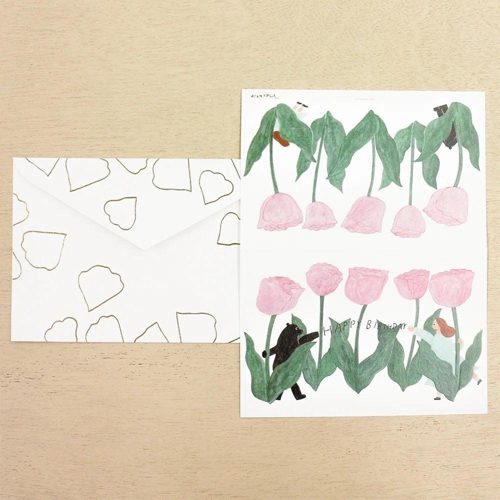 Birthday Card – Tulips by Necktie