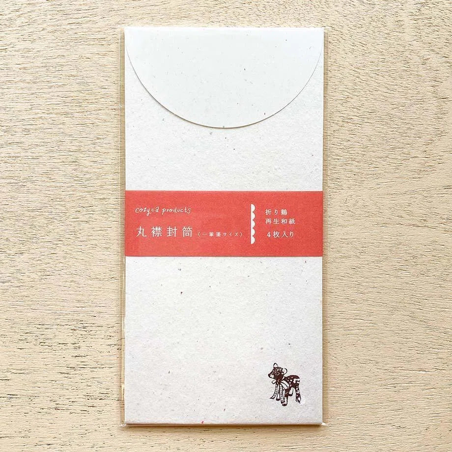 Letter Paper Envelopes – Origami Crane Recycled Washi by cozyca