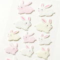 Flocked stickers – Bunnies