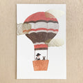 Postcard with Gold Foil – Balloon by Necktie