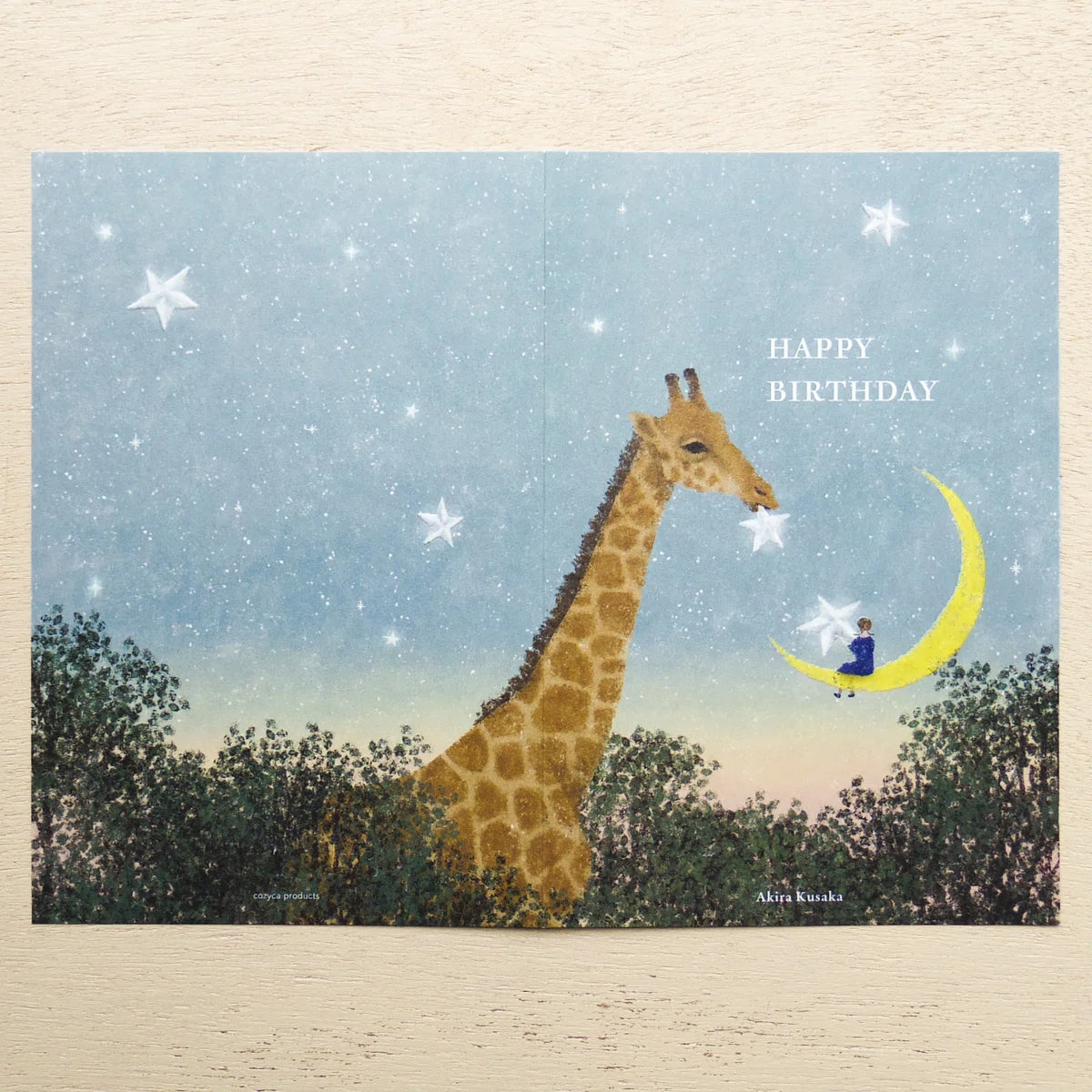Birthday Card – Gift of Stardust by Akira Kusaka