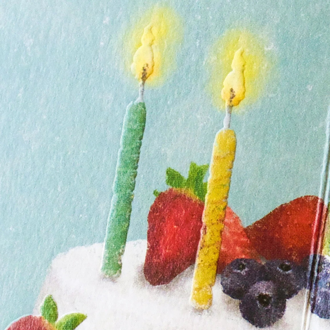 Birthday Card – Cat & Cake by Akira Kusaka