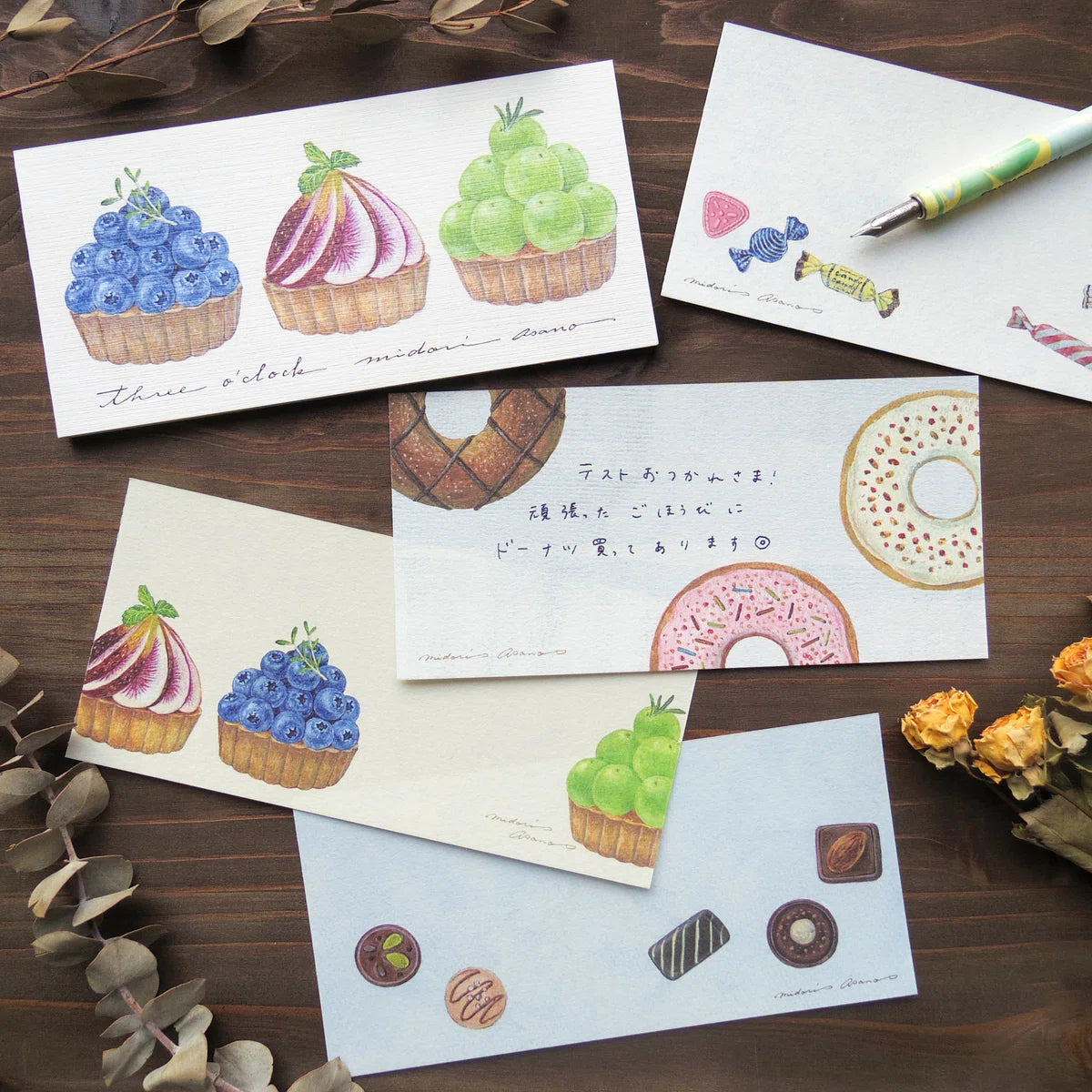 Letter Paper – three o'clock by Midori Asano