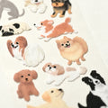 Flocked stickers -  Life with Dogs