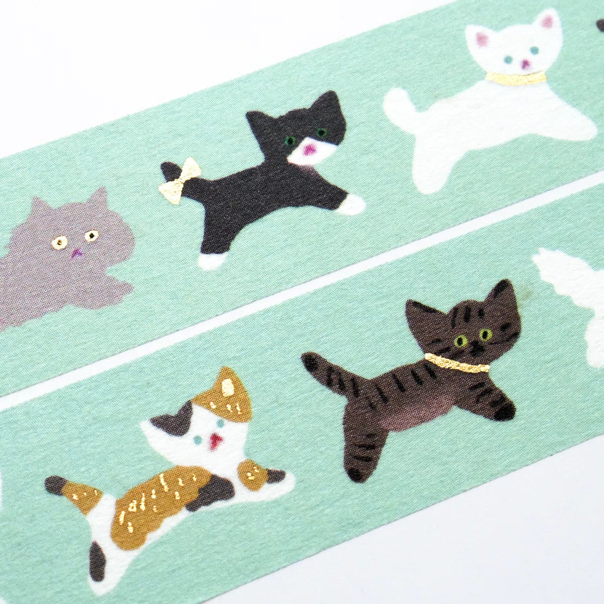 Washi Tape with Gold Details – CAT WALK by Reiko Tada