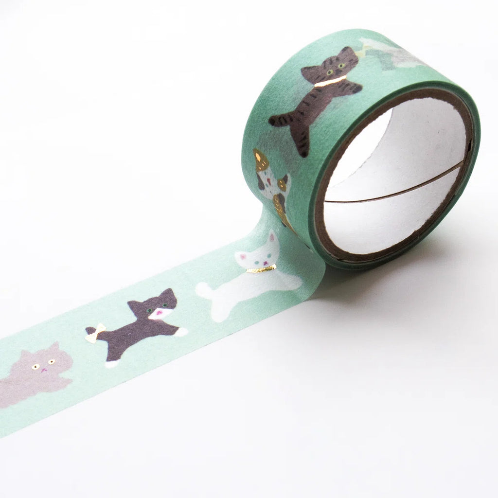 Washi Tape with Gold Details – CAT WALK by Reiko Tada