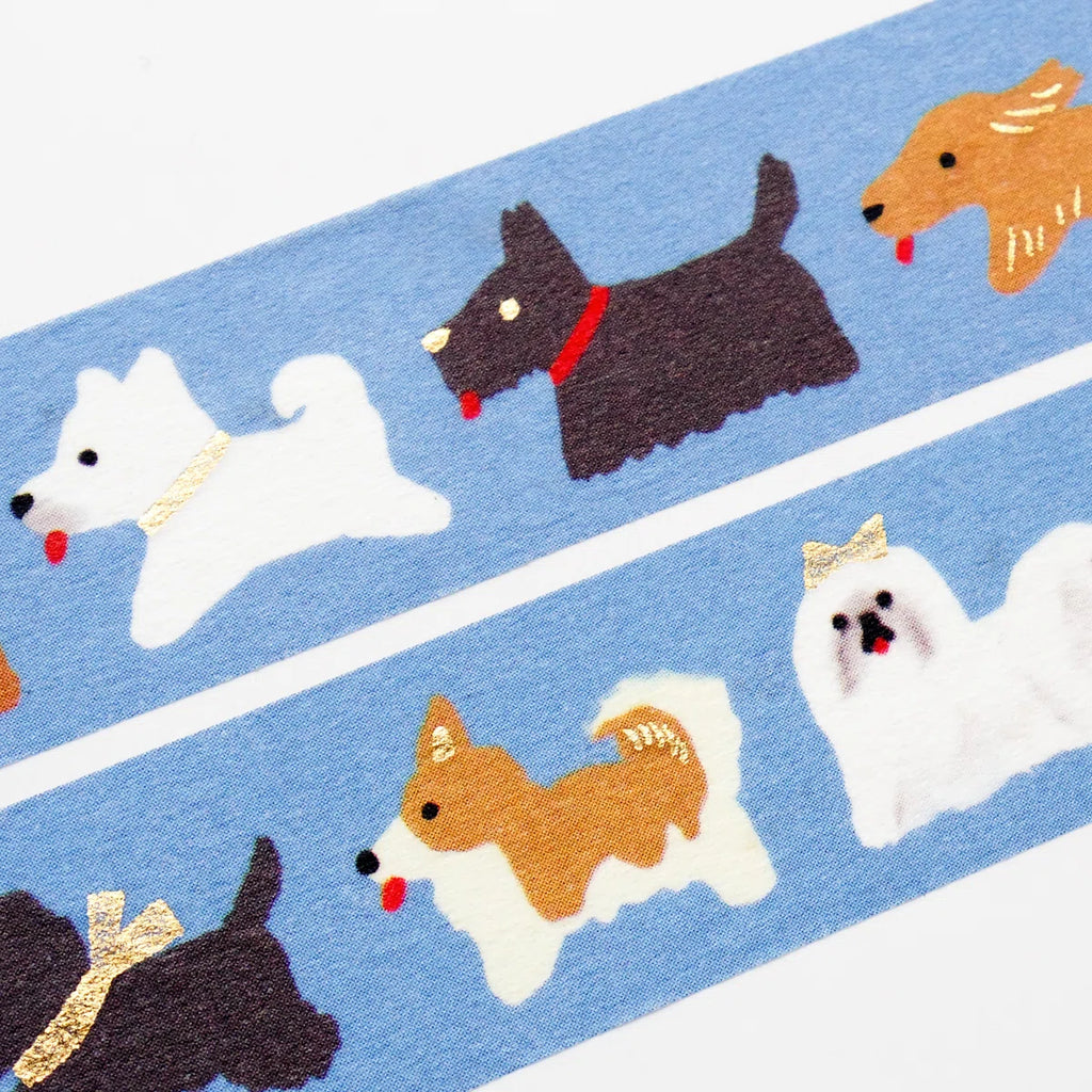 Washi Tape with Gold Details – DOGGIE PARADE by Reiko Tada