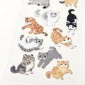 Flocked stickers -   Life with Cats