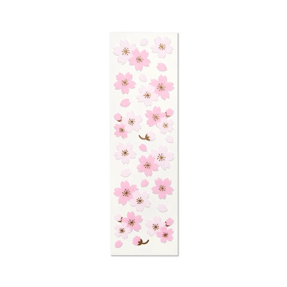 Flocked stickers -  Sakura