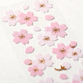 Flocked stickers -  Sakura