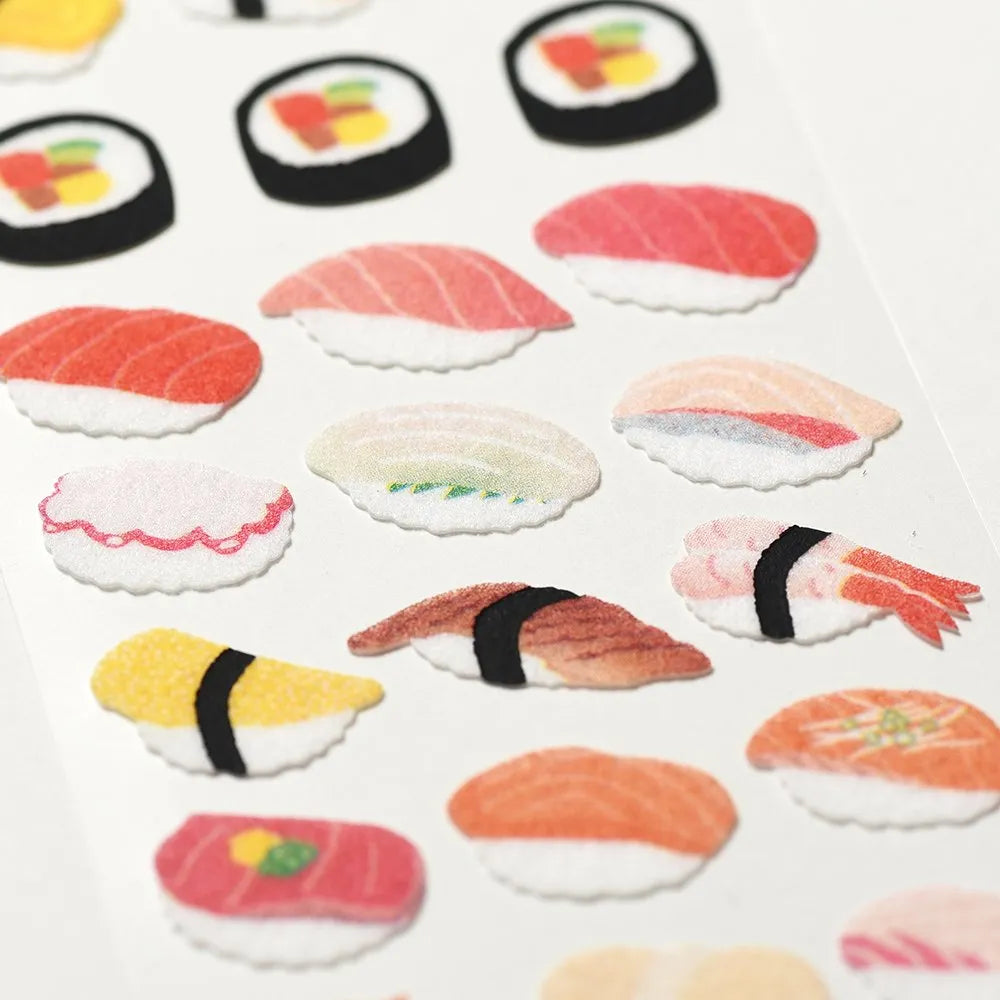 Flocked stickers -   Sushi