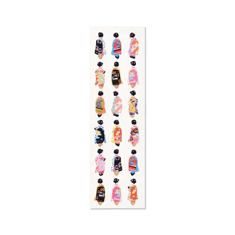 Flocked stickers - Maiko