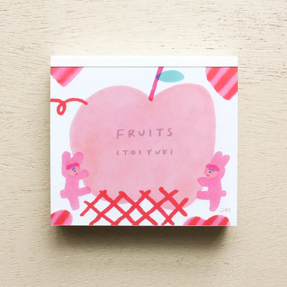 Block Memo – FRUITS by Yuki Itoi