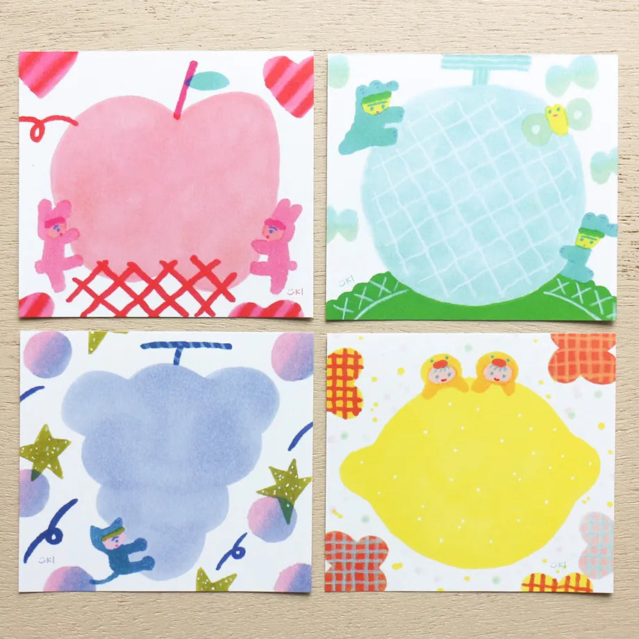 Block Memo – FRUITS by Yuki Itoi