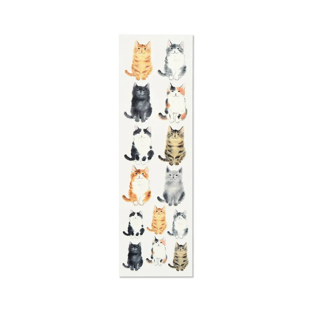 Washi Paper Stickers – Cat Moments