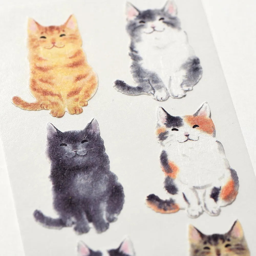 Washi Paper Stickers – Cat Moments