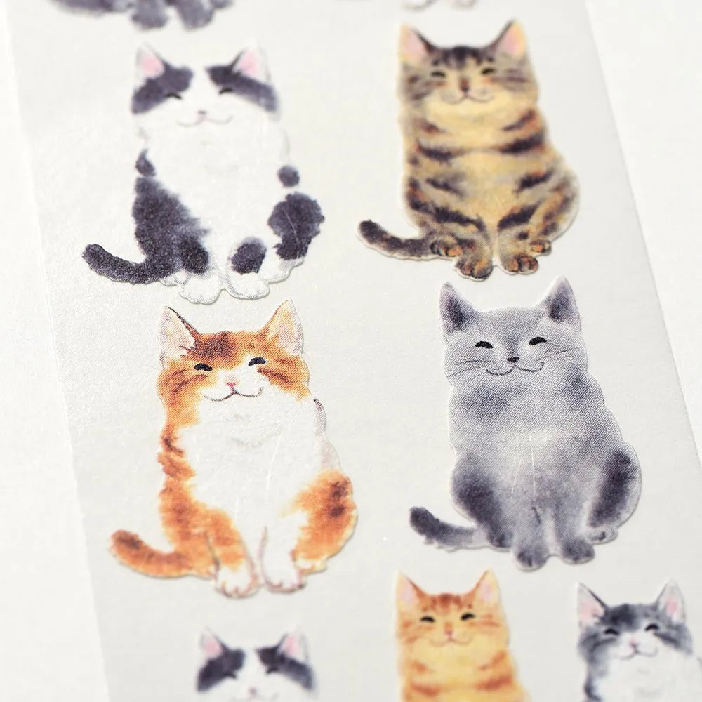 Washi Paper Stickers – Cat Moments