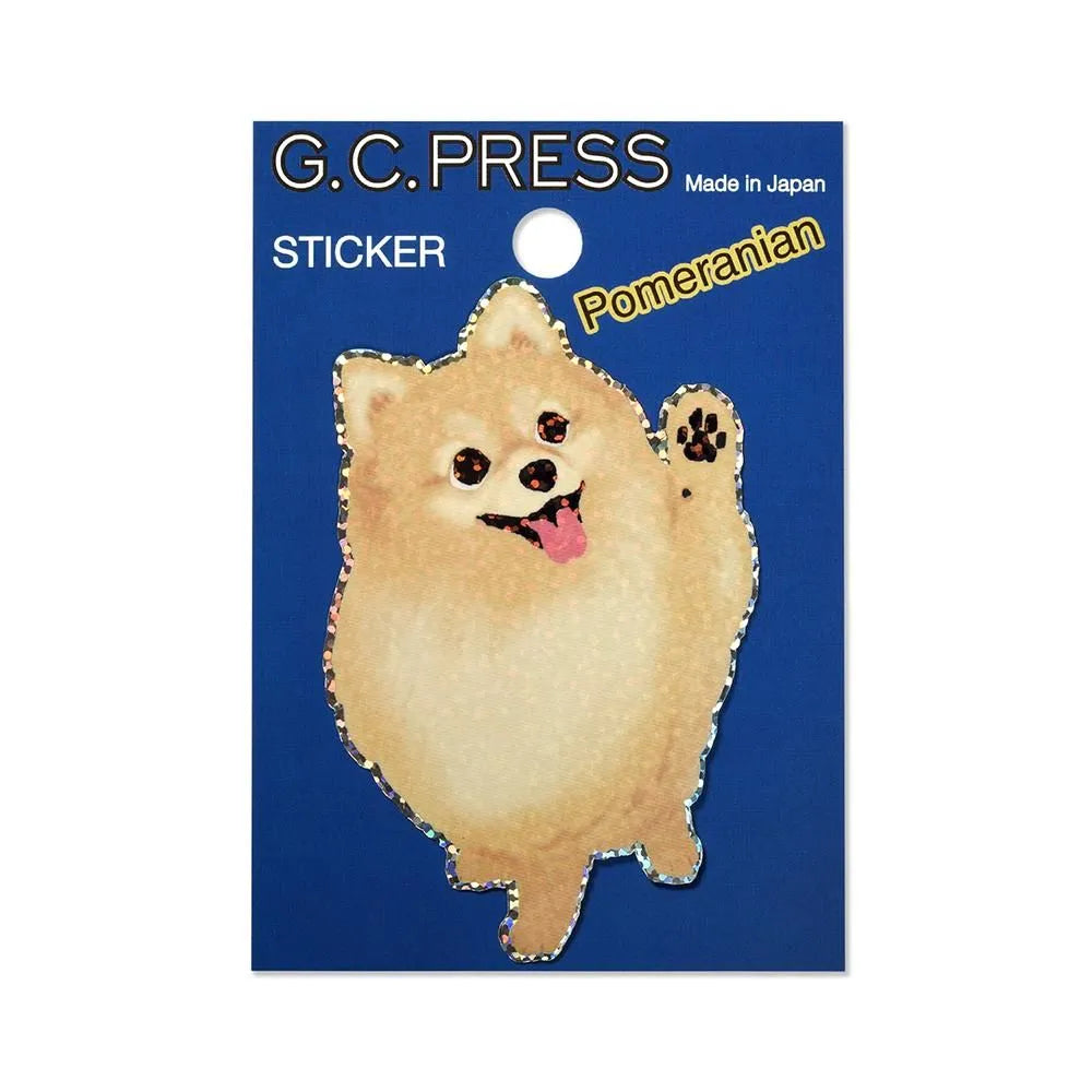 Water-Resistant Sticker – Pomeranian