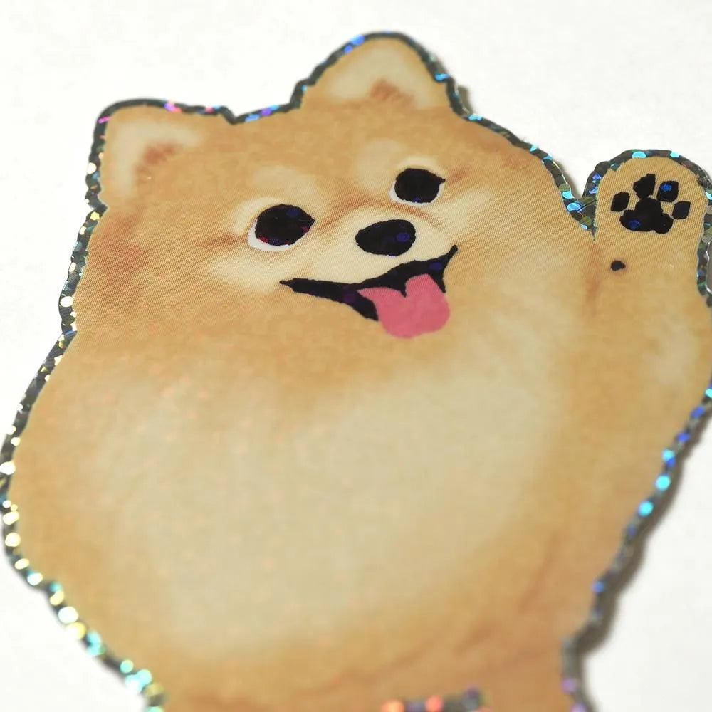 Water-Resistant Sticker – Pomeranian