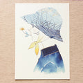 Postcard with Gold Foil – Susuki by Sayuri Fujimaki