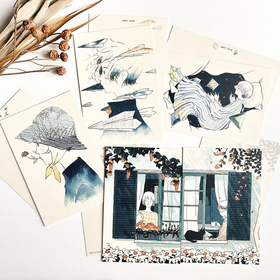 Postcard – Coffee by the Window by Sayuri Fujimaki
