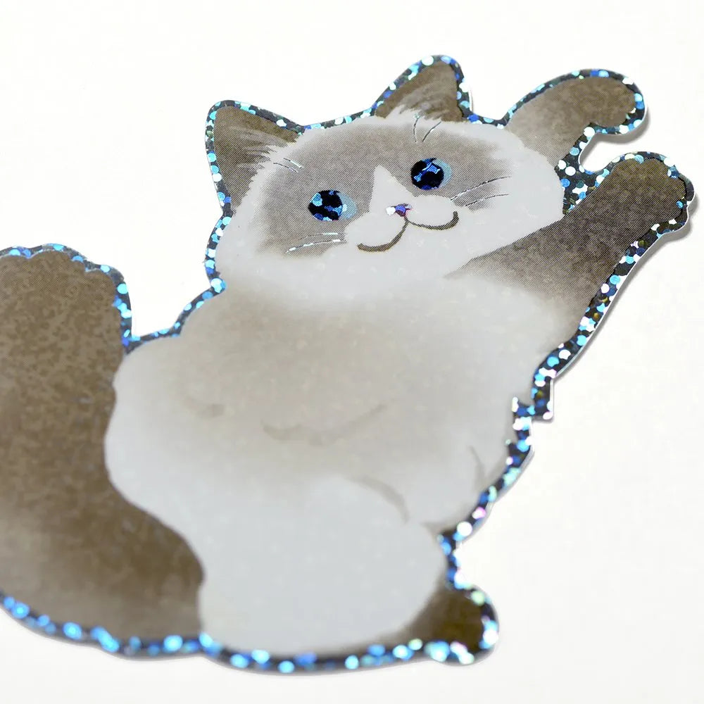 Water-Resistant Sticker – Ragdoll Cat