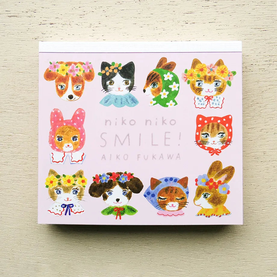 Block Memo – niko niko SMILE! by Aiko Fukawa