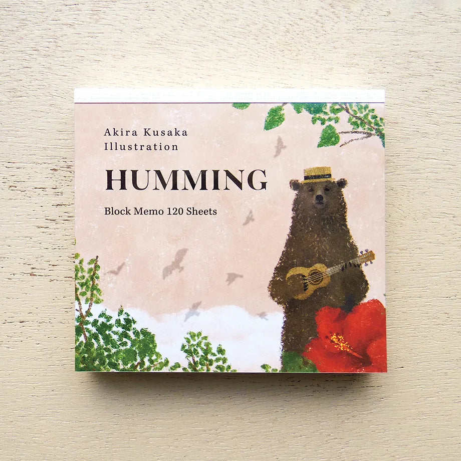 Block Memo – HUMMING by Akira Kusaka