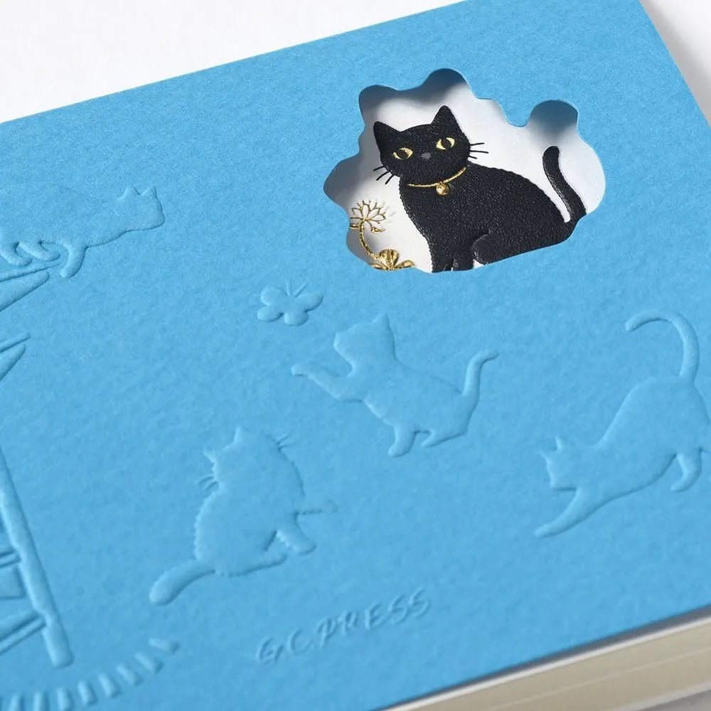 Mini writing paper– Black Cat