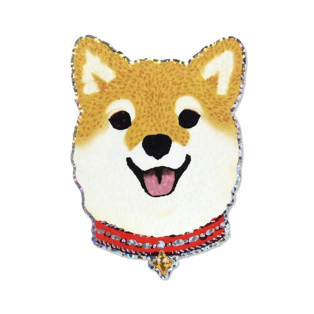 Water-Resistant Sticker –  Smiling Shiba Inu