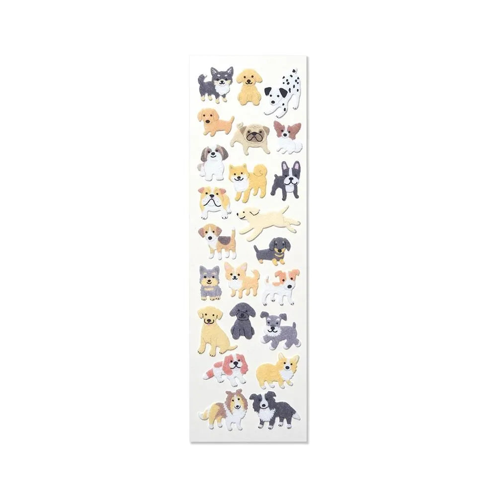 Flocked stickers – Dogs