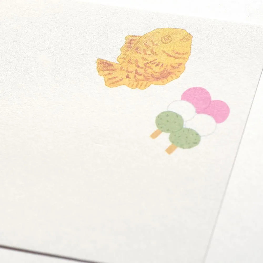 Mini writing paper – WAGASHI Snacks