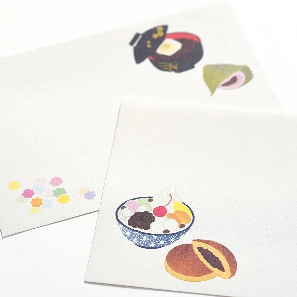 Mini writing paper – WAGASHI Snacks