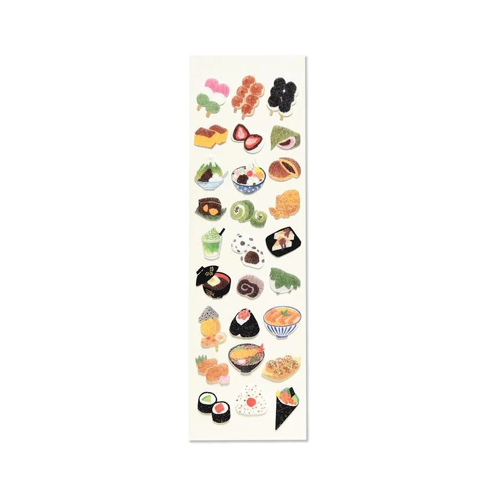 Flocked stickers - Japanese Treats