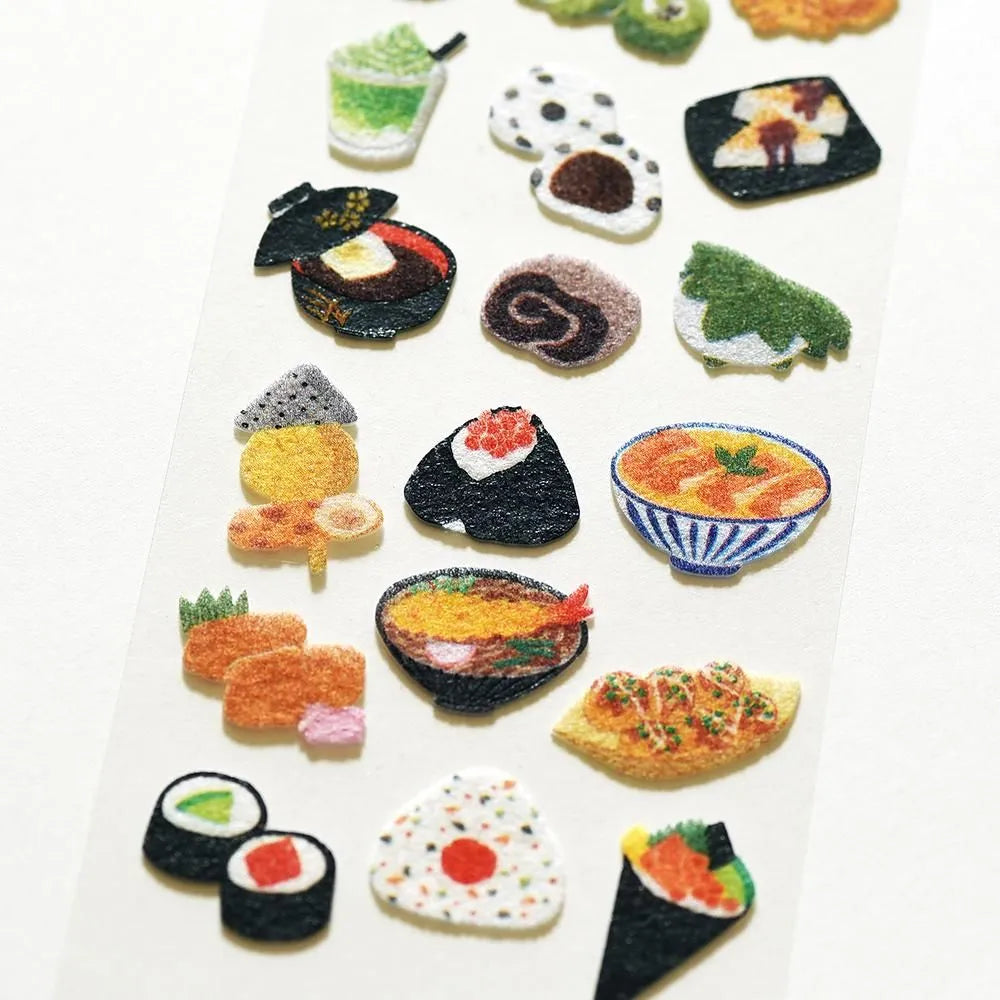 Flocked stickers - Japanese Treats