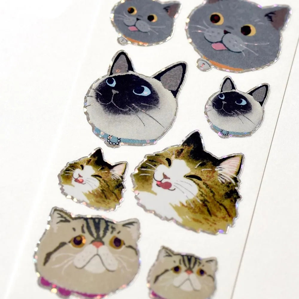 Mini Water-Resistant Stickers – NEKO HAPPY