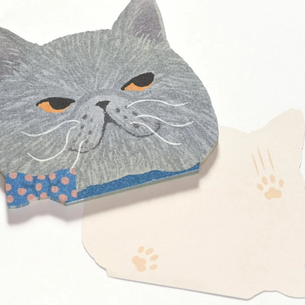 Memo Pad – Grey Cat