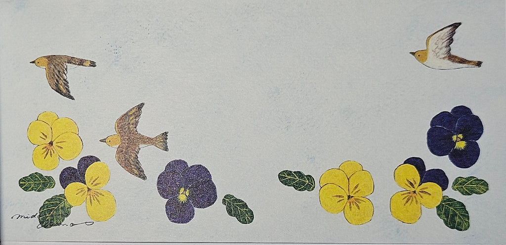 Papier listowy – With Flowers by Midori Asano