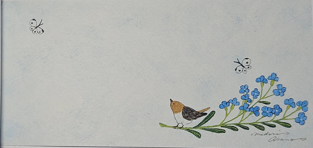 Papier listowy – With Flowers by Midori Asano