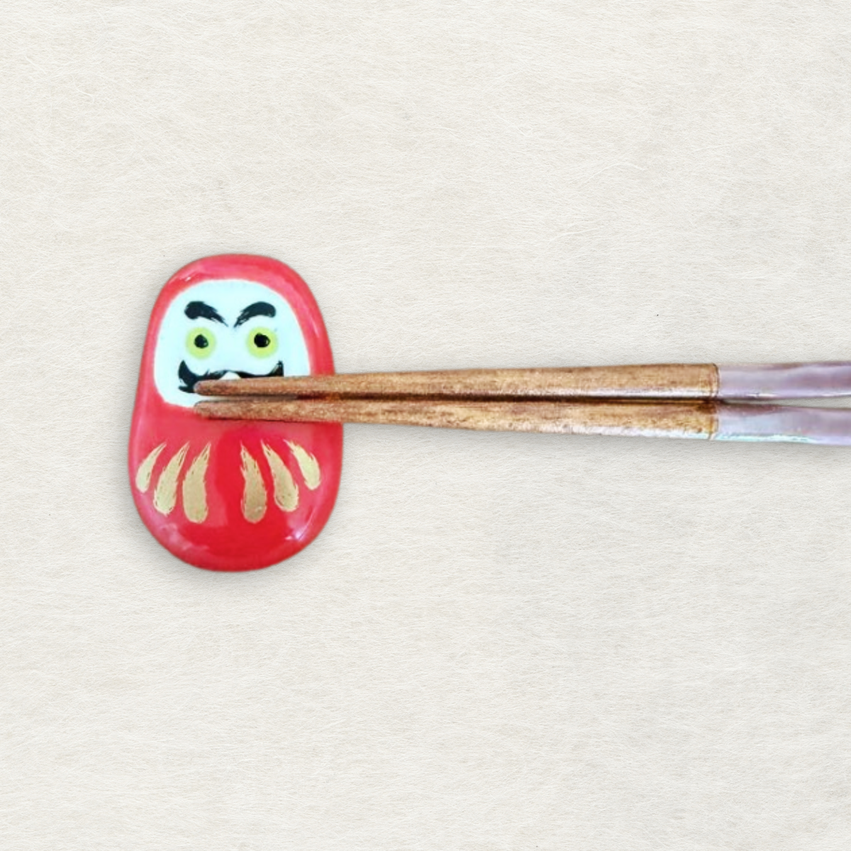 Chopstick Rest - Red Daruma