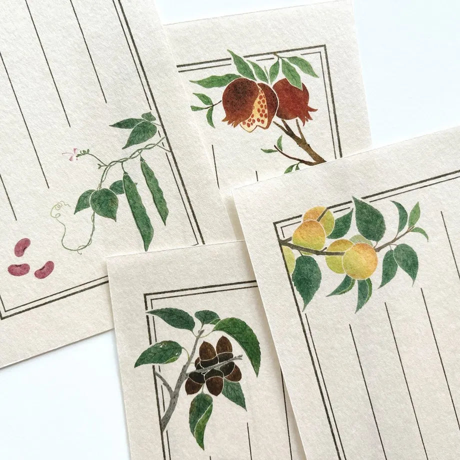 Letter Paper – Yamato Botanical Atlas (Vertical Layout)