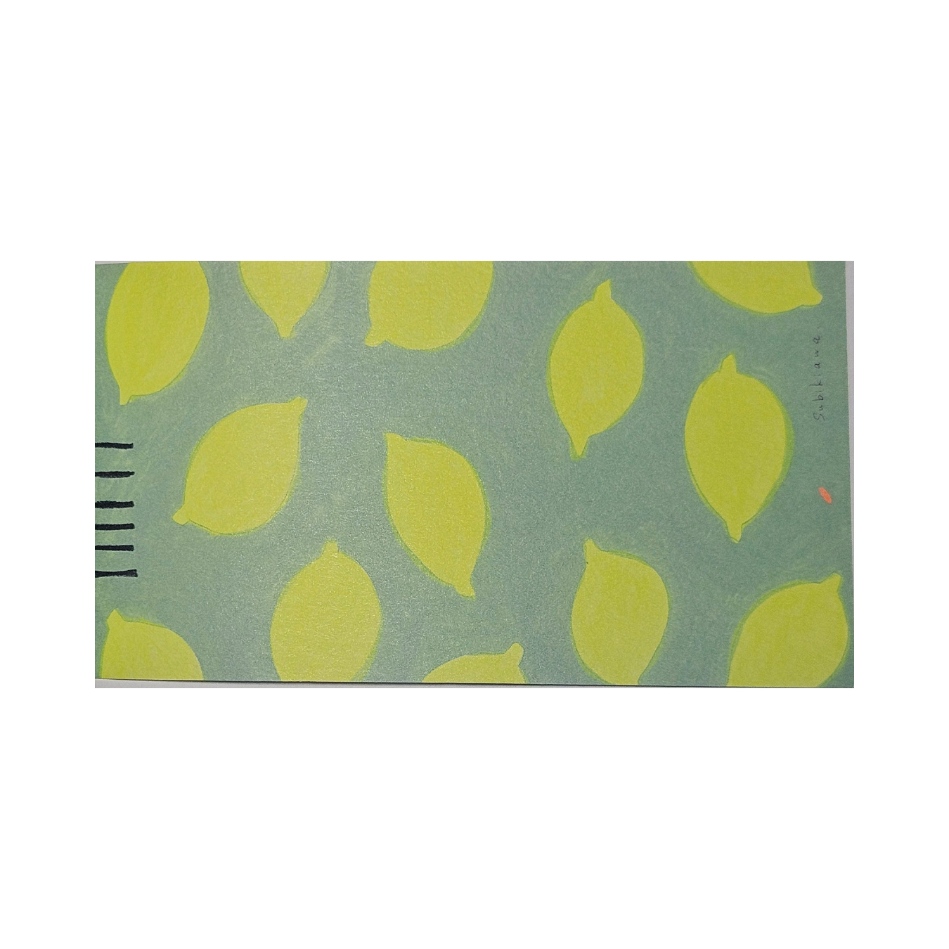Papier listowy – Lemon by Subikiawa.