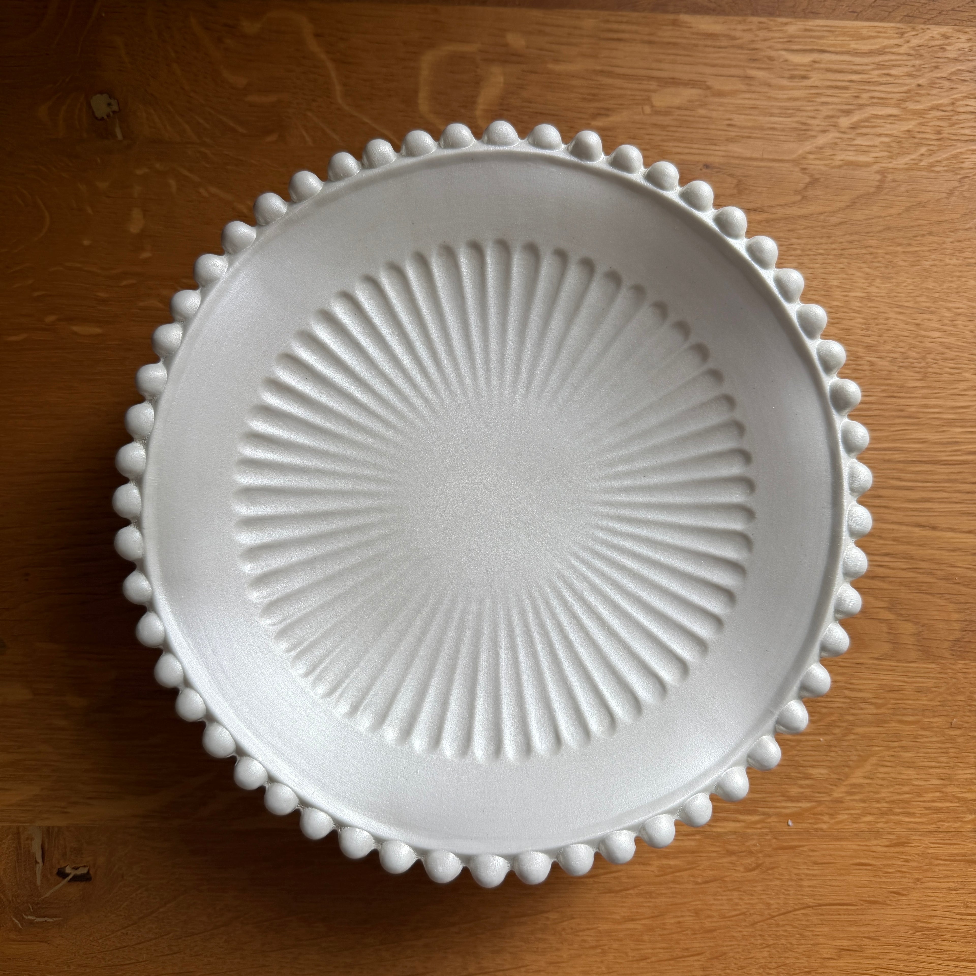Takadai White Platter