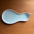 Hisago Seihaku Plate (White Blue)